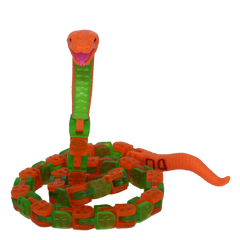 Іграшка Klixx Creaturez - Fidget Пітон зелено-червоний